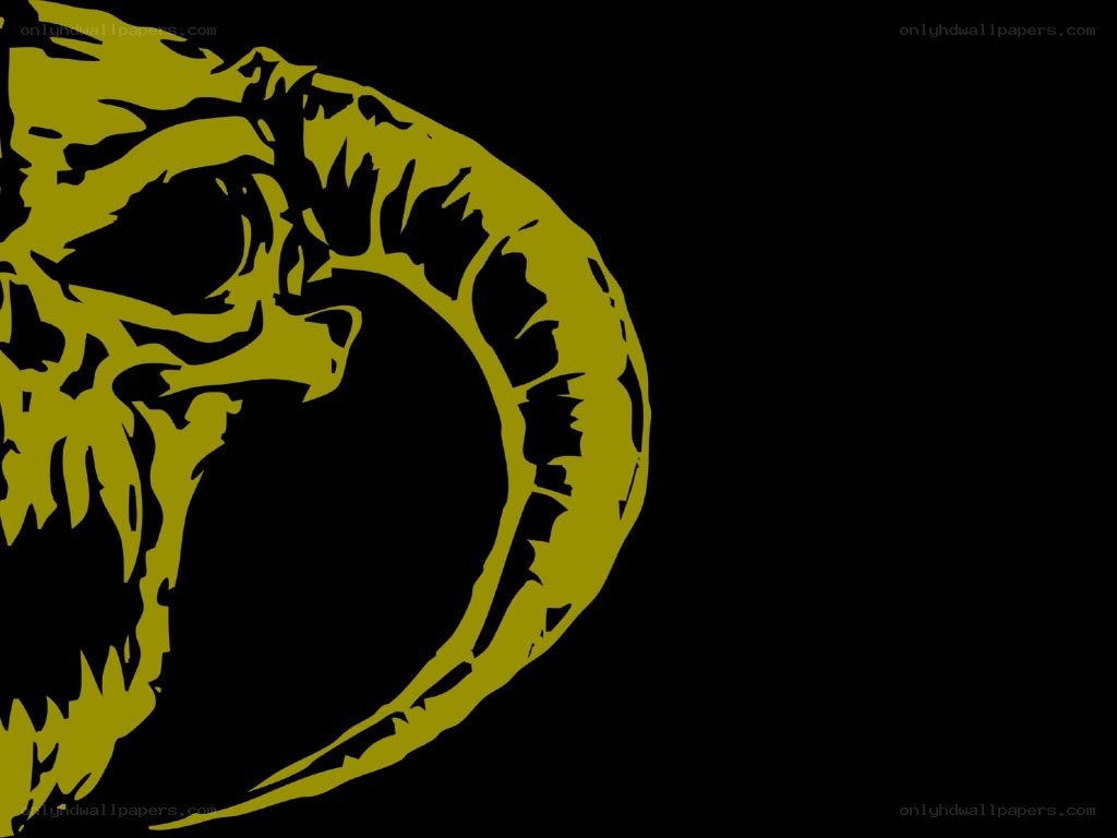 yellow skull logo