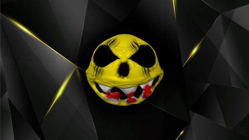 Yellow Skull Mask