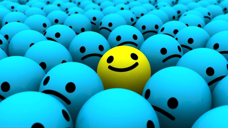 Yellow Smiley Ball — Neutral, Digital Art