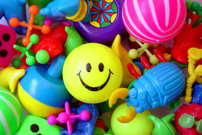 Yellow Smiley Ball Toy