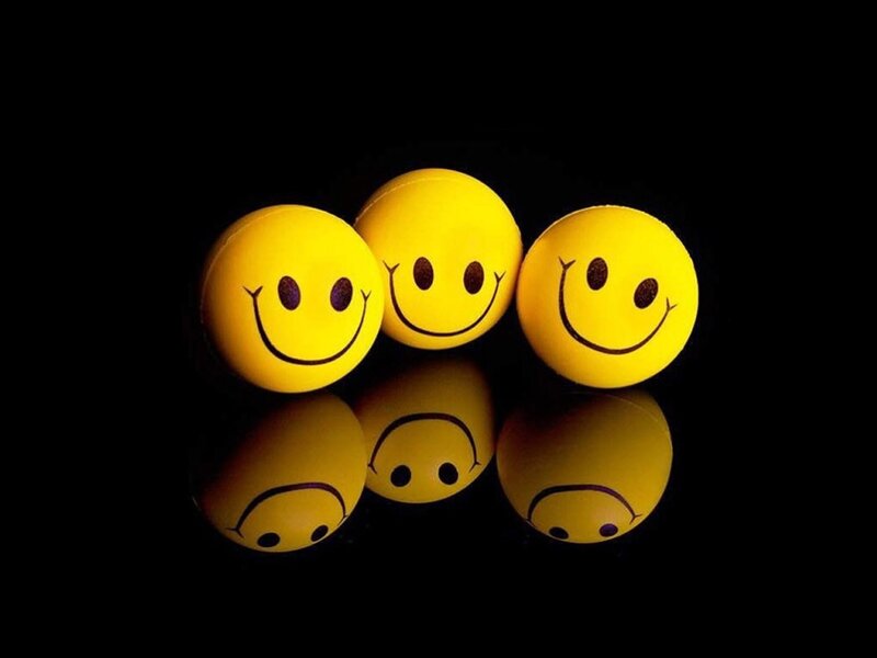 Yellow Smiley Balls