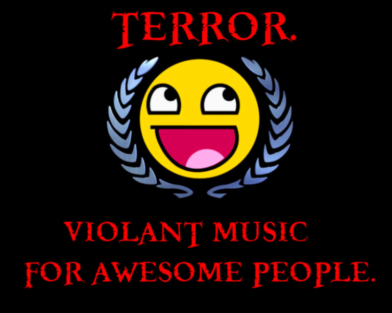 Yellow Smiley Face — Black