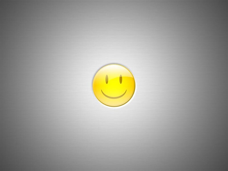 Yellow Smiley Face — Neutral, Digital Art, Smiley Face, Circle