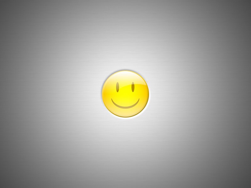 Yellow Smiley Face — Neutral, Digital Art, Smiley Face