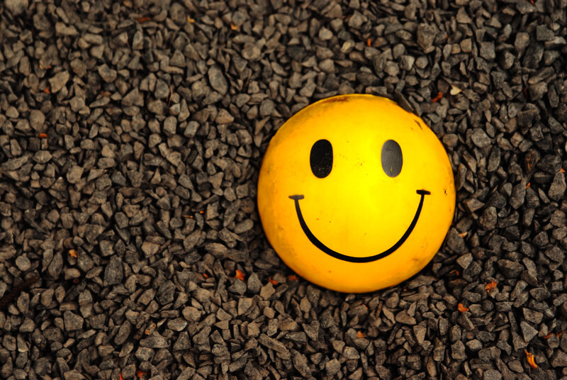 Yellow Smiley Face — Neutral, Photograph