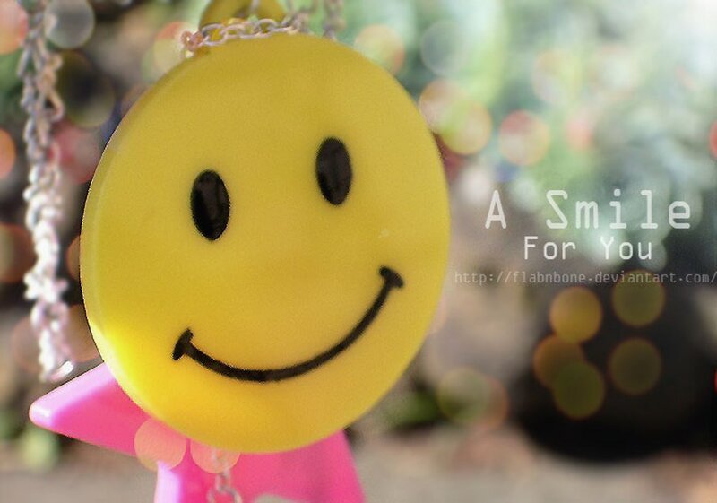 Yellow Smiley Face Pendant