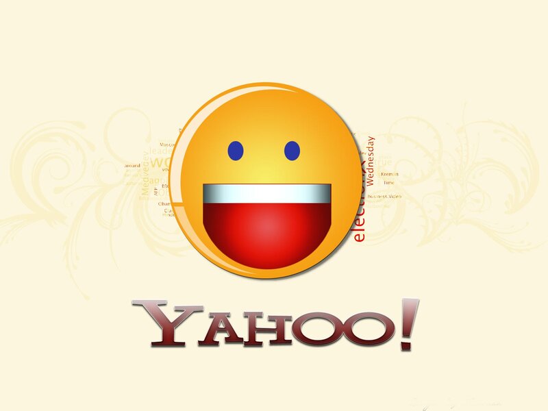 Yellow Smiley Face — Playful, Digital Art, Text