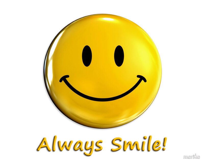 Yellow Smiley Face — Positive, Digital Art