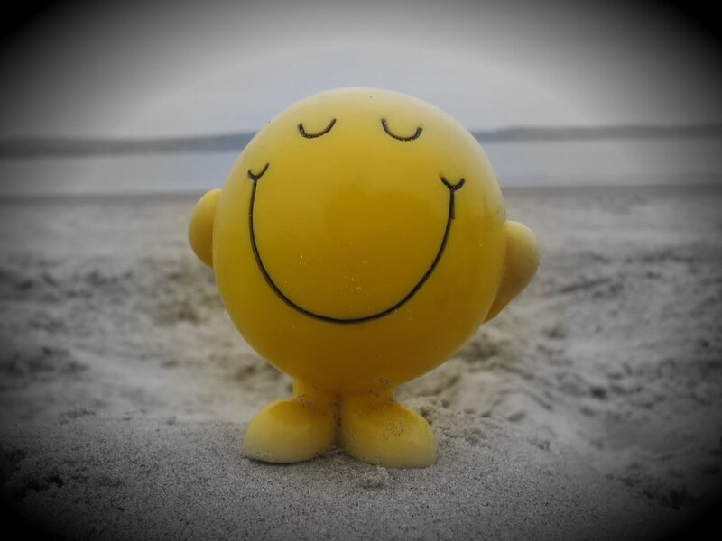Yellow Smiley Figurine