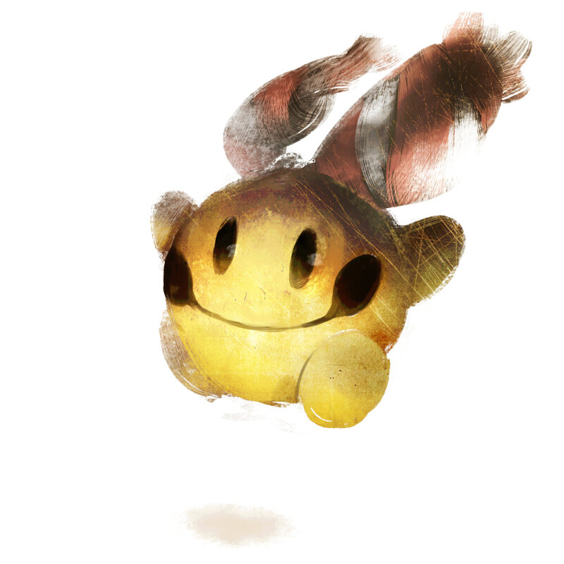 yellow smiling creature