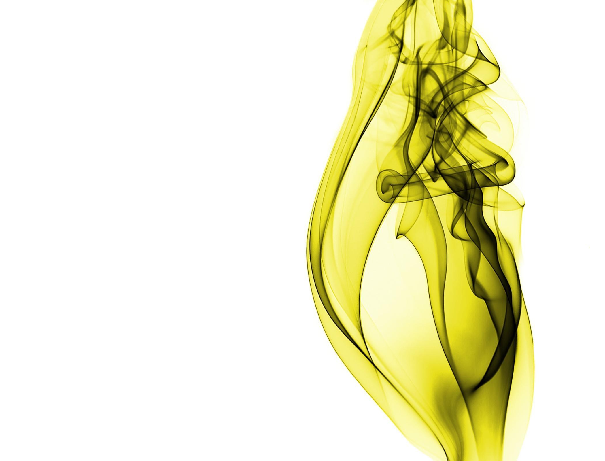 yellow smoke swirl