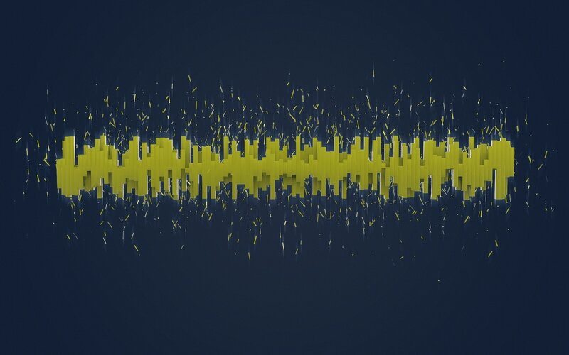 Yellow Sound Wave