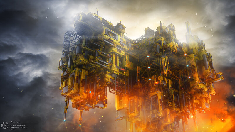 Yellow Space Station — Dramatic