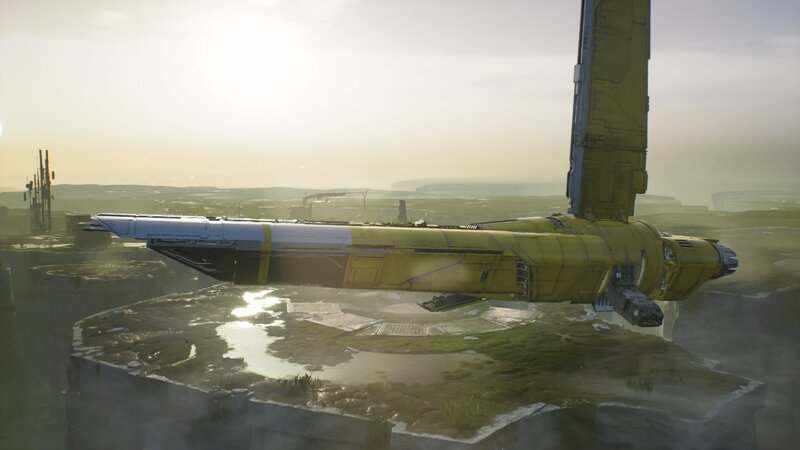Yellow Spacecraft