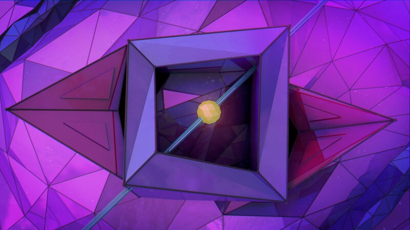 Yellow Sphere in Geometric Structure