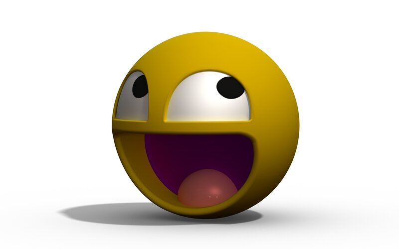 Yellow Spherical Character — Surprised