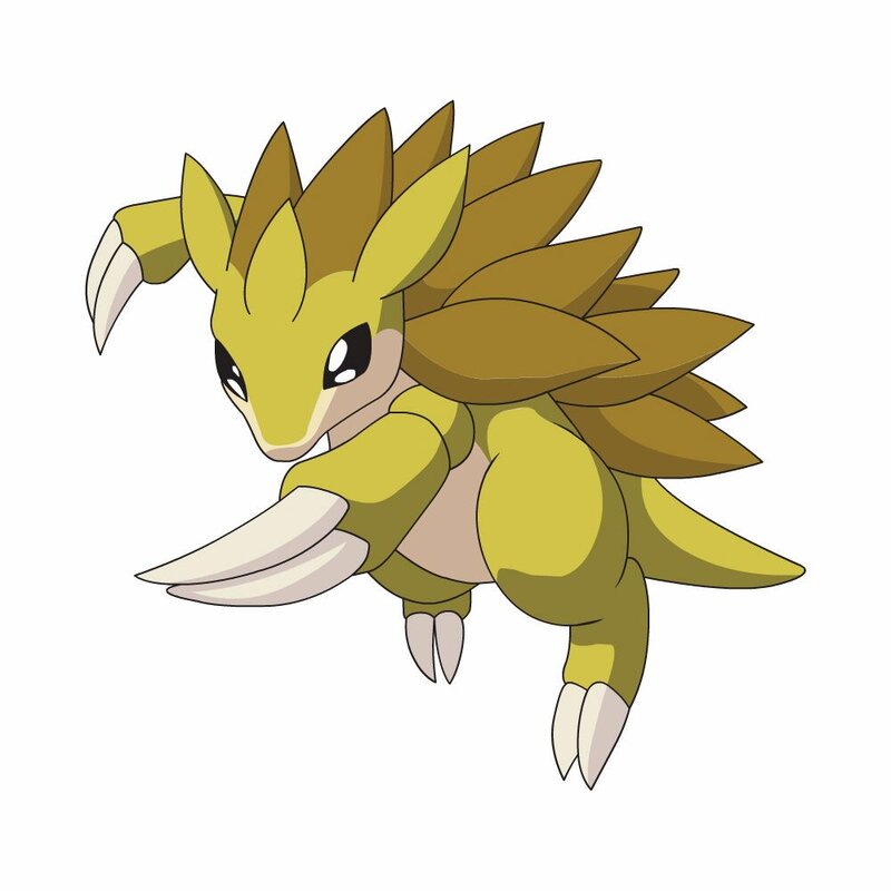 Yellow Spiky Creature — Playful