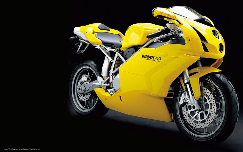 Yellow Sport Motorcycle — Dramatic, Photograph
