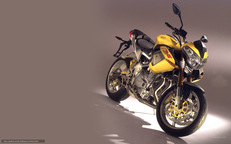 Yellow Sport Motorcycle — Dramatic