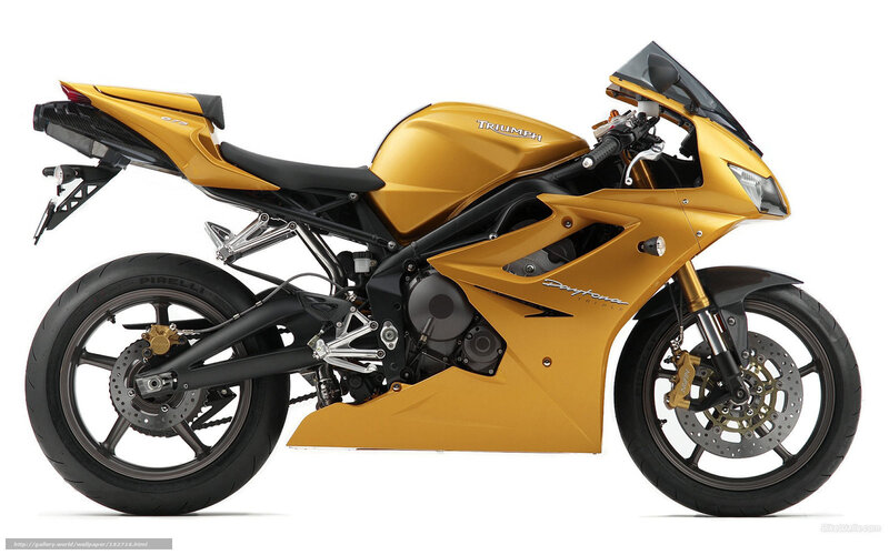 Yellow Sport Motorcycle — Gold