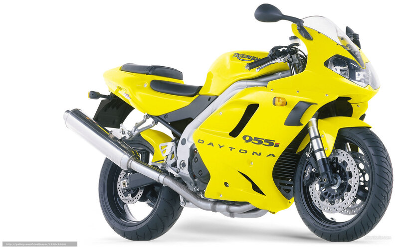 Yellow Sport Motorcycle — Neutral, Photograph, Exhaust Pipe, Front Wheel