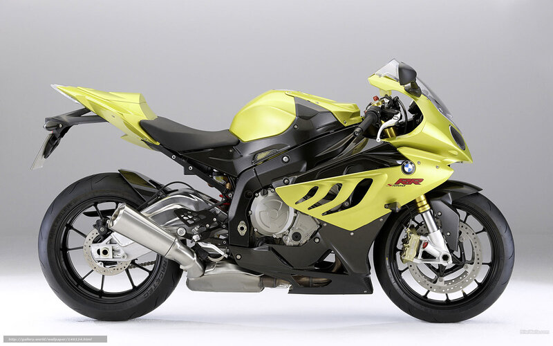 Yellow Sport Motorcycle — Neutral, Photograph, Exhaust, Seat