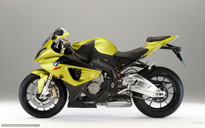 Yellow Sport Motorcycle — Neutral, Photograph, Seat, Exhaust, Windshield