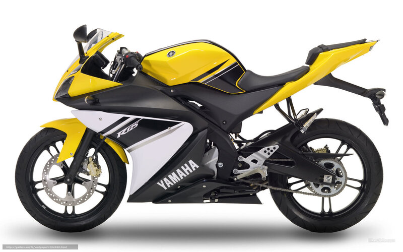 Yellow Sport Motorcycle — Neutral, Photograph, Seat, Wheels