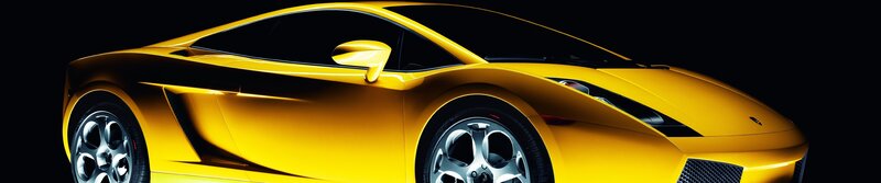 yellow sports car