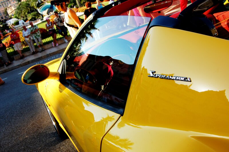 Yellow Sports Car — Bright, Afternoon