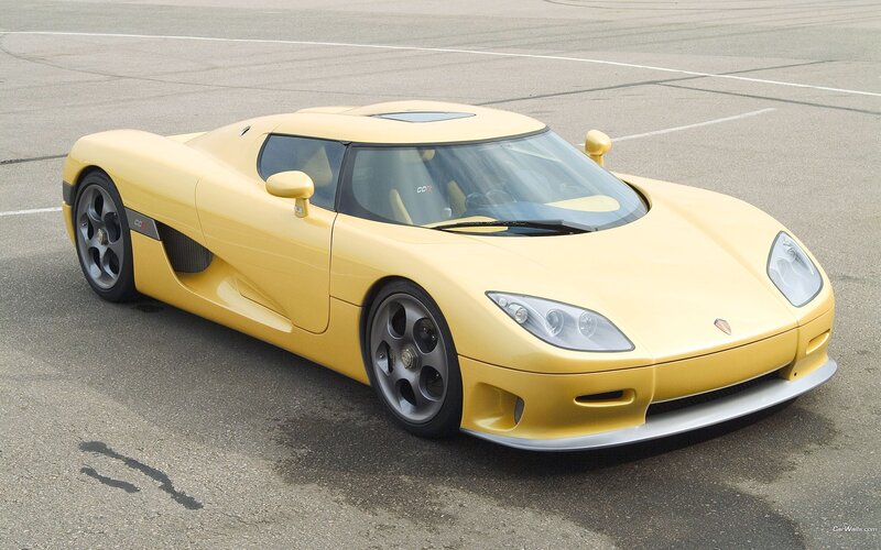 Yellow Sports Car — Calm, Afternoon, Photograph, Asphalt, Windshield