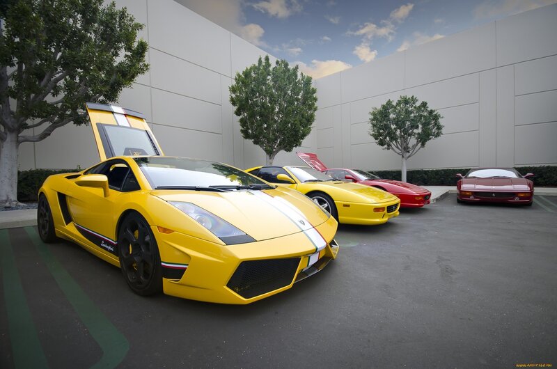 Yellow Sports Car — Calm, Afternoon, Photograph, Sports Cars