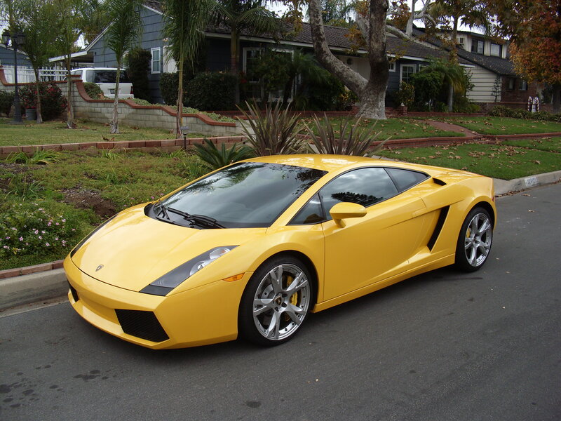 Yellow Sports Car — Calm, Afternoon