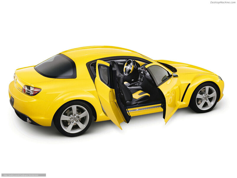 Yellow Sports Car — Clean