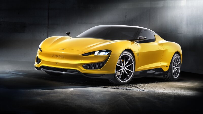 Yellow Sports Car — Dramatic, 3d Render, Wheels, Headlights