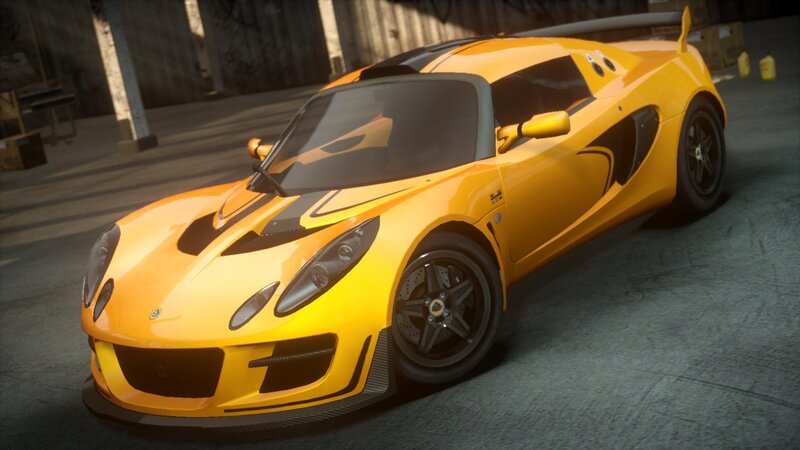 Yellow Sports Car — Dramatic, Afternoon, 3d Render, Tire