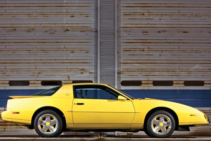 Yellow Sports Car — Dramatic, Afternoon, Photograph, Building, Wall