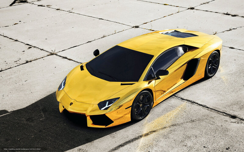 Yellow Sports Car — Dramatic, Afternoon, Photograph, Concrete Surface, Black Wheels