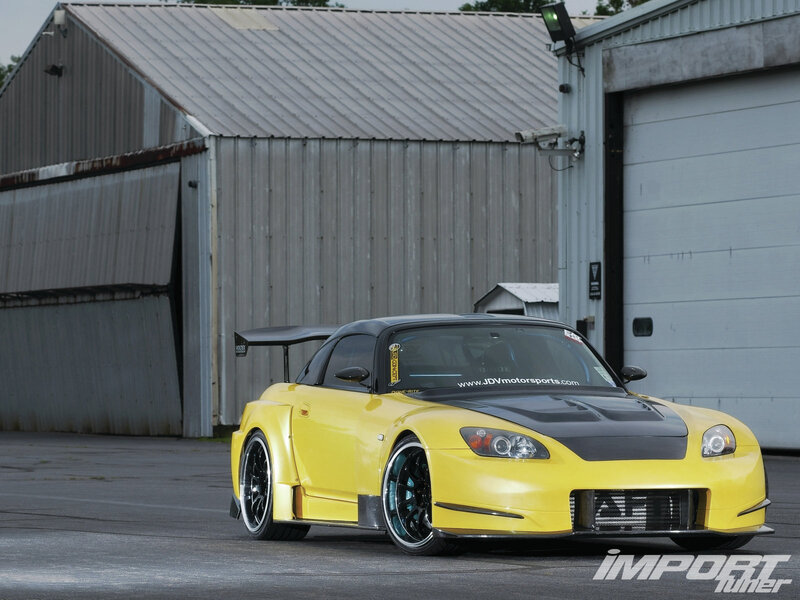 Yellow Sports Car — Dramatic, Afternoon, Photograph, Garage