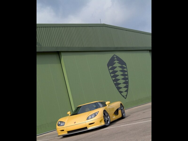 Yellow Sports Car — Dramatic, Afternoon, Photograph, Green Building