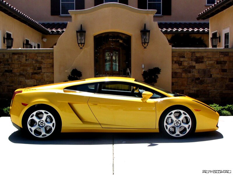 Yellow Sports Car — Dramatic, Afternoon, Photograph, House