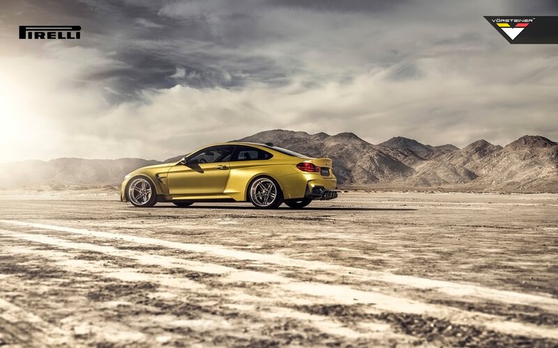 Yellow Sports Car — Dramatic, Afternoon, Photograph, Mountains, Desert