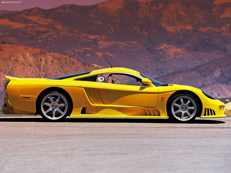 Yellow Sports Car — Dramatic, Afternoon, Photograph, Mountains, Road