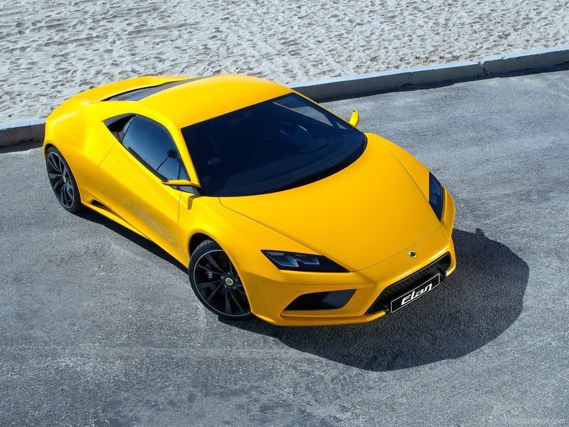 Yellow Sports Car — Dramatic, Afternoon, Photograph, Sand, Pavement
