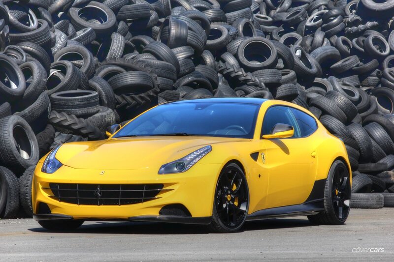 Yellow Sports Car — Dramatic, Afternoon, Photograph, Tires