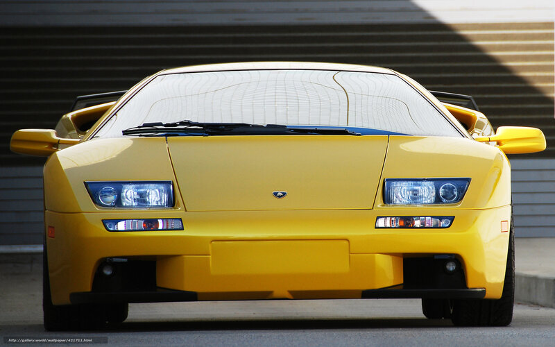 Yellow Sports Car — Dramatic, Afternoon, Photograph, Windshield