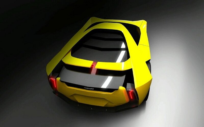 Yellow Sports Car — Dramatic, Digital Art
