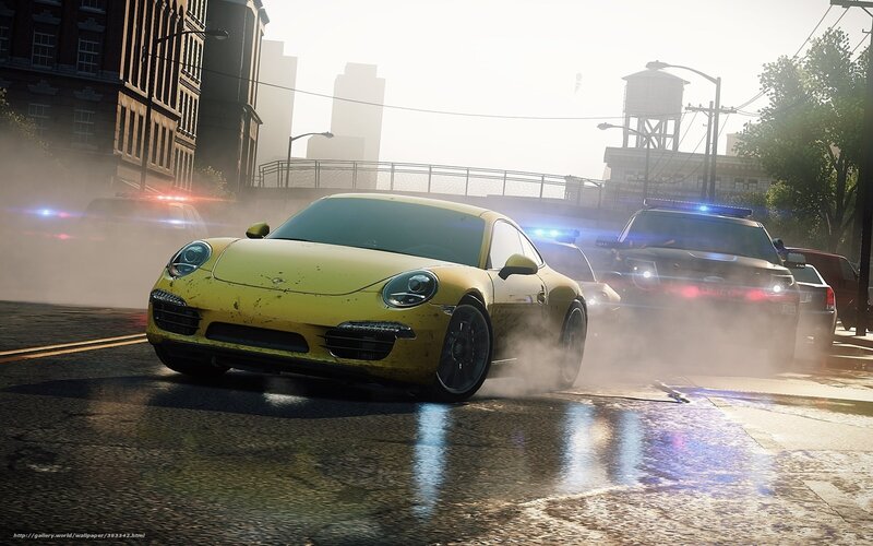 Yellow Sports Car — Dramatic, Morning, 3d Render