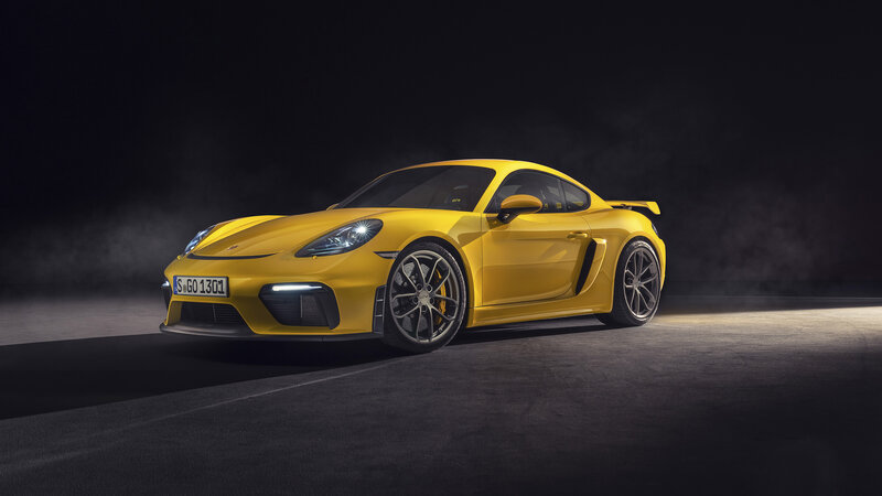 Yellow Sports Car — Dramatic, Night, Photograph, Headlights, Tire