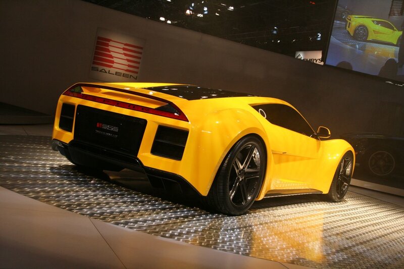 Yellow Sports Car — Dramatic, Night, Photograph